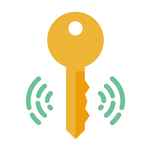 Key wifi signal security wifi icon