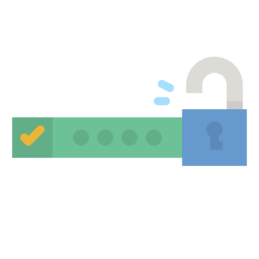 Password security lock ui icon