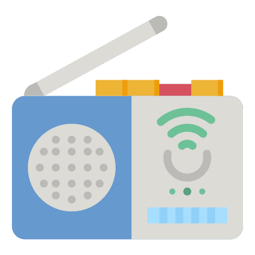 Radio smart radio electronics icon