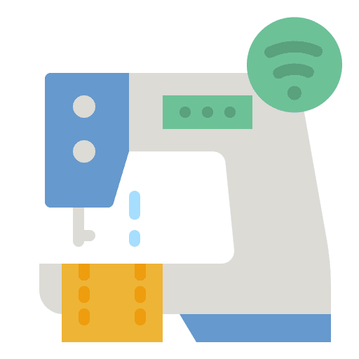 Sewing machine craft electronics hobbies and free time icon