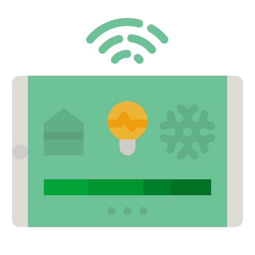 Smart home remote smart home control icon