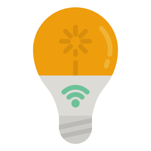 Smart light smart bulb electronic device electronics icon