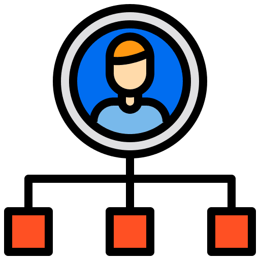 Management people user management icon