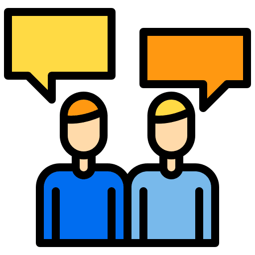 Meeting communications message discussion icon