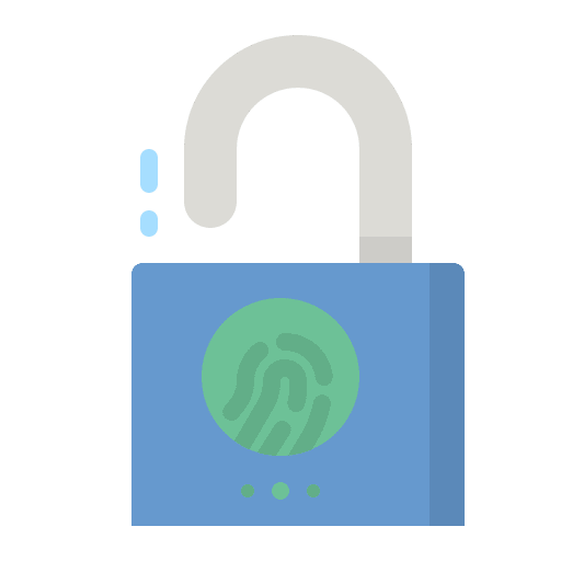 Smart lock electronic smart lock secure icon