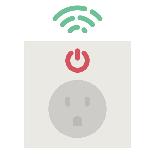 Smart plug smart plug outlet electrical icon