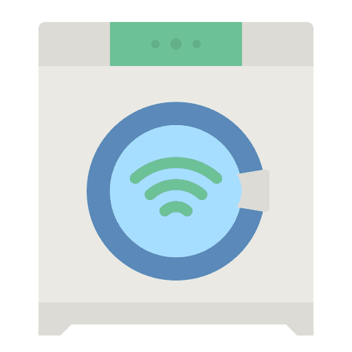 Washing machine smart washing machine internet of things washing machine icon