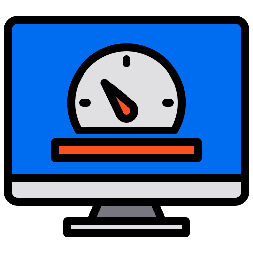Speed test performance electronics page speed icon