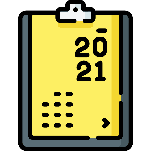 Calendar calendar time and date 2021 icon