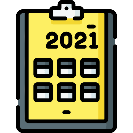 Calendar organization schedule time and date icon