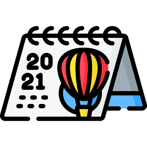 Calendar 2021 schedule organization icon