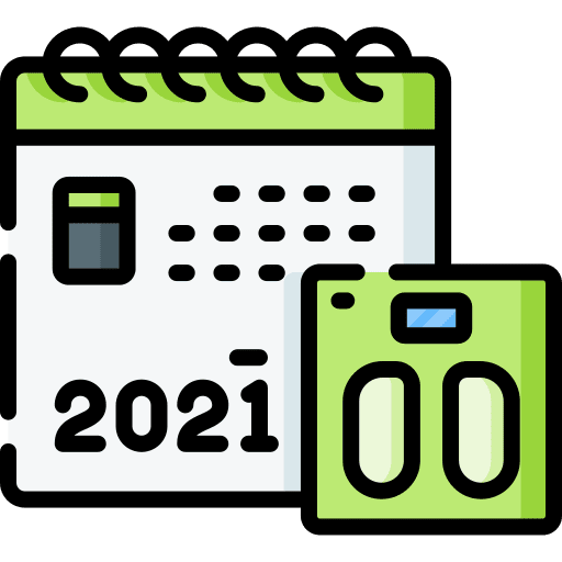Calendar administration time and date 2021 icon
