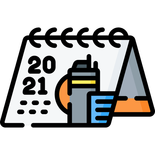 Calendar schedule organization planning icon