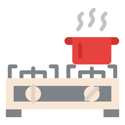 Cooking stove kitchenware kitchen utensils pot icon