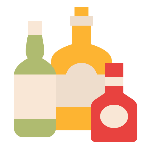 Bottles cooking bottles kitchen utensils icon