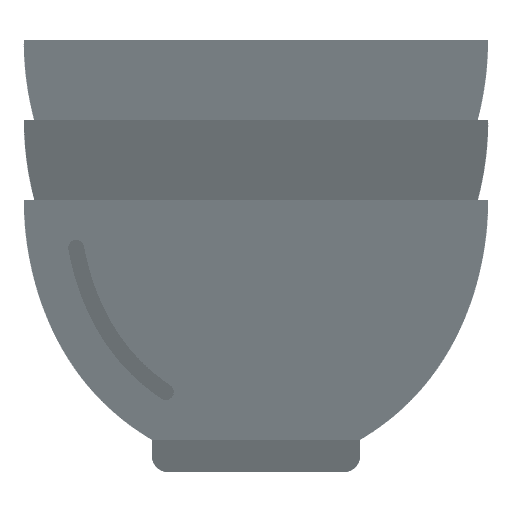 Bowls bowl cook kitchen utensils icon