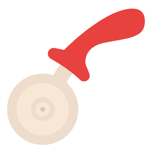 Pizza cutter pizza cutter kitchenware kitchen tool icon
