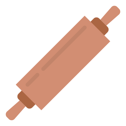 Rolling pin cooking cooking equipment kitchenware icon