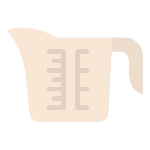 Measuring cup kitchen tool measure cooking icon