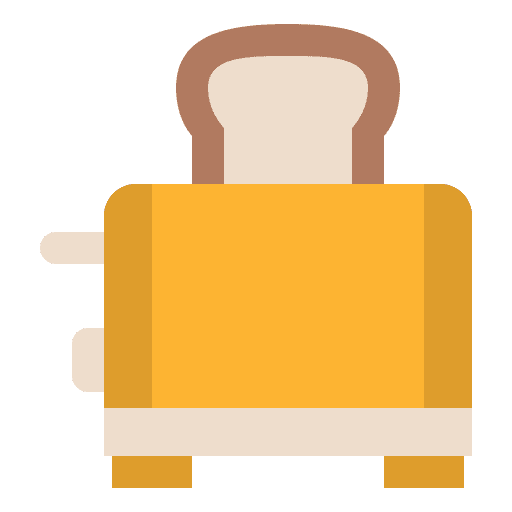 Toaster toaster kitchen tool furniture and household icon