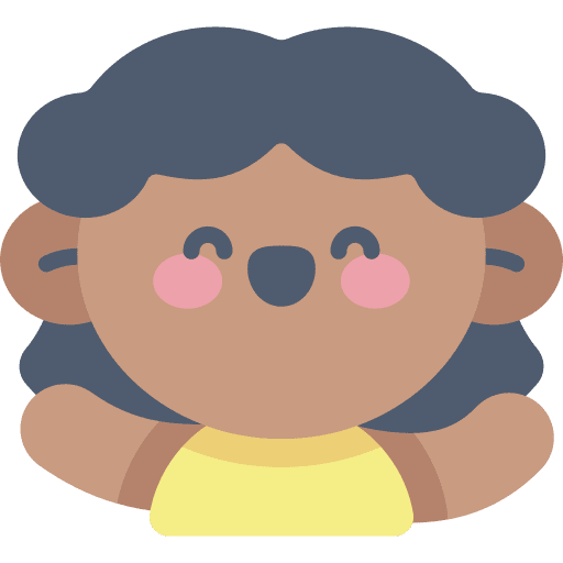 Child girl afro happy icon