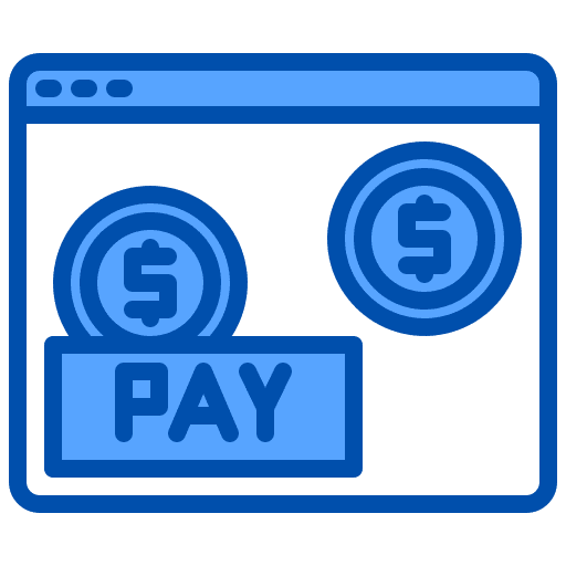 Browser payment method payment seo and web icon