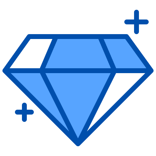 Diamond diamond premium brilliant icon