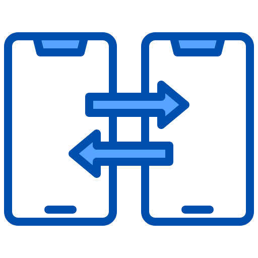 Transfer mobile payment business and finance income icon