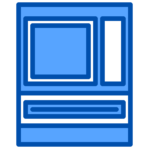 Atm cash machine atm business and finance icon