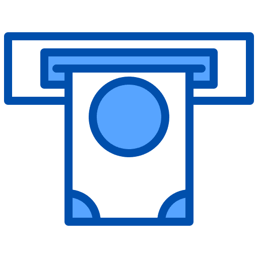 Atm money payment atm machine icon