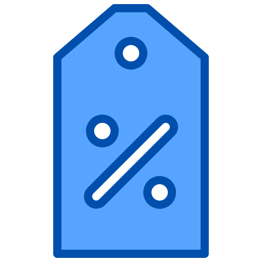 Discount discount business and finance tag icon