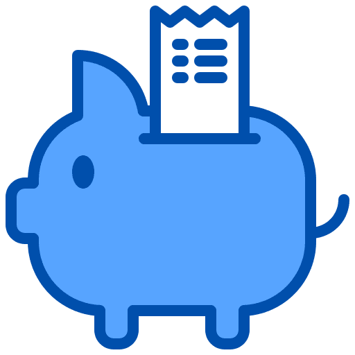 Piggy bank savings piggy bank business and finance icon