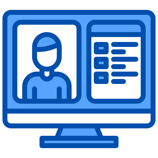 Website seo and web website register icon