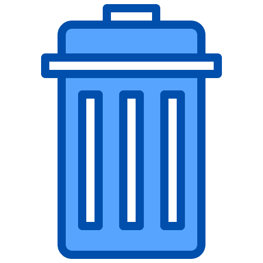 Bin garbage job professions and jobs icon