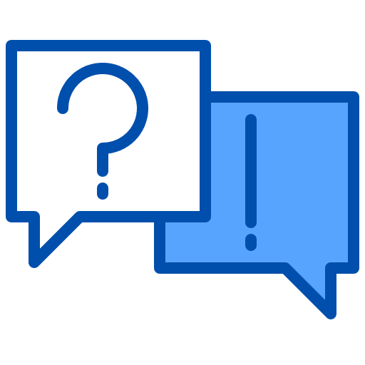 Chat bubble question chat bubble job icon