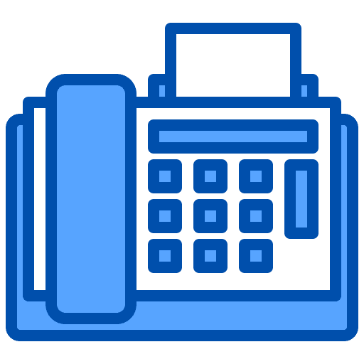 Fax marketing electronics communications icon