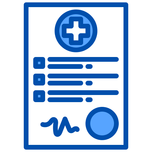 Health check safety work files and folders icon
