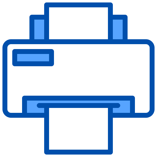 Printer printer ink paper icon