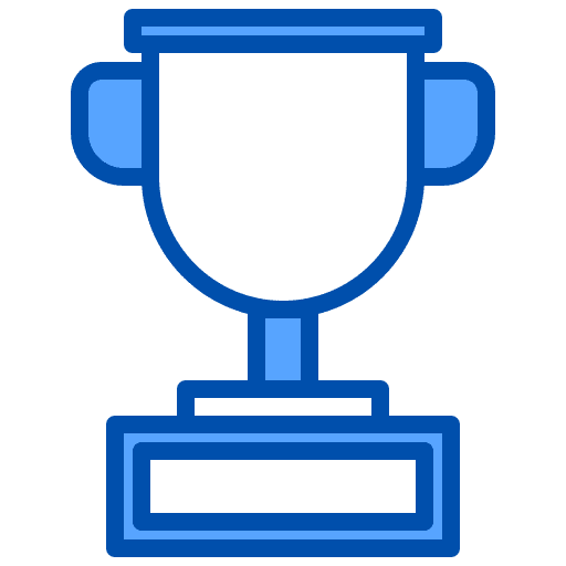 Trophy competitive professions and jobs trophy icon
