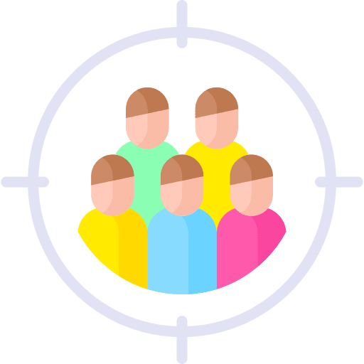 Focus advertising commercial user icon