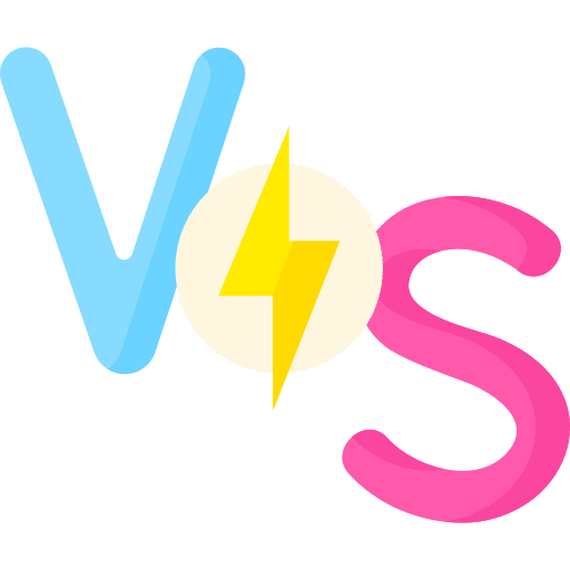 Vs interview versus communications icon