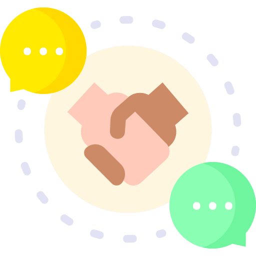 Negotiation negotiation hands and gestures partnership handshake icon