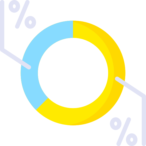 Percentage business and finance percentage percent icon