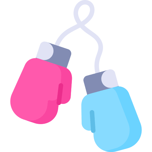 Boxing gloves sport boxing gloves training icon