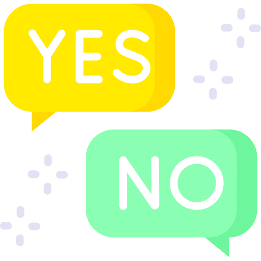 Controversial good bad bad no icon