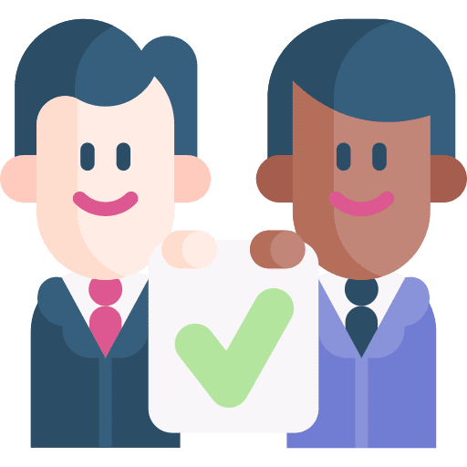 Cooperation cooperation people business and finance icon