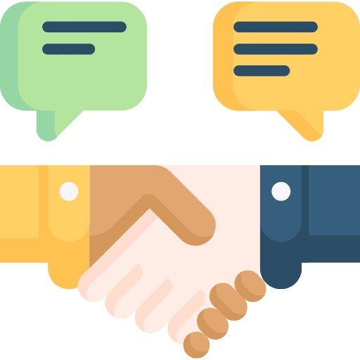 Handshake partnership corporate trust icon