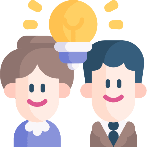 Idea team work caucasian business and finance icon