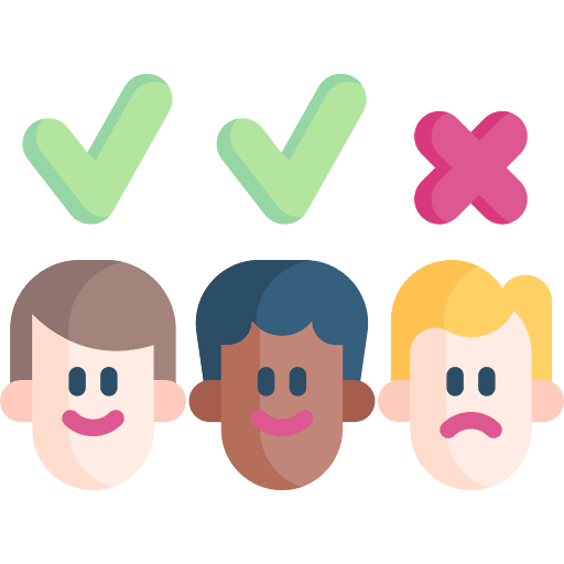 Choice hiring employee business and finance icon