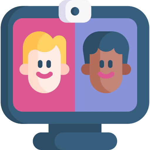 Video conference online meeting conference icon